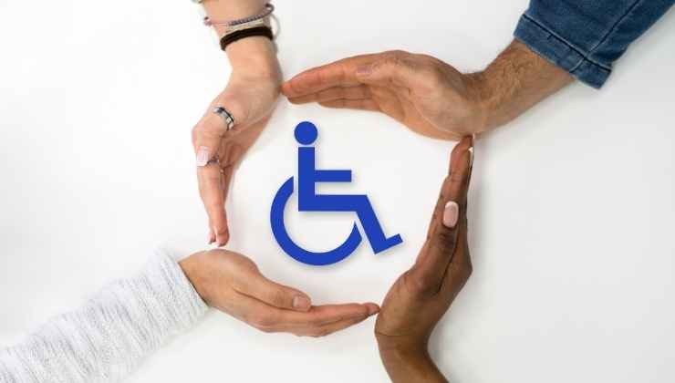 simbolo disabilità protezione